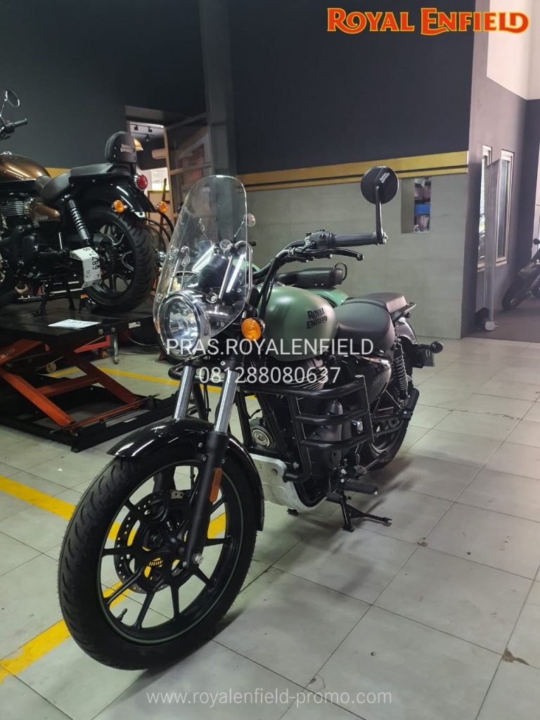 Modifikasi Royal Enfield Meteor 350 Indonesia 2025 Matt Green 4
