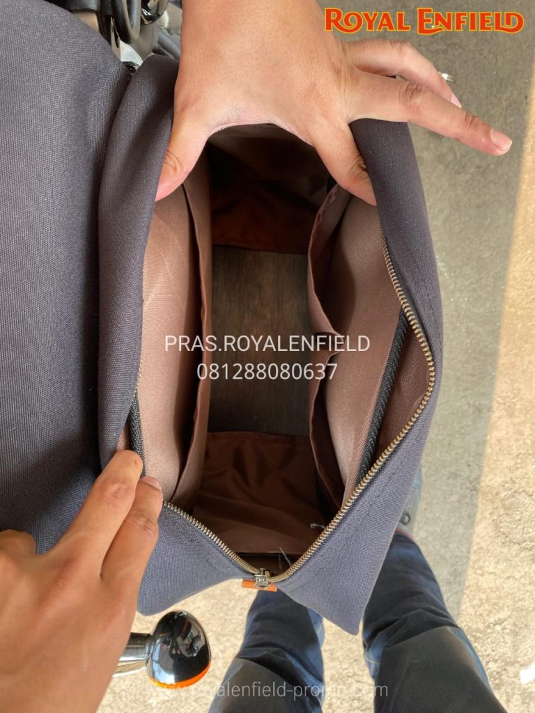 Modifikasi Royal Enfield Super Meteor 650 Indonesia 2025 side bag 2