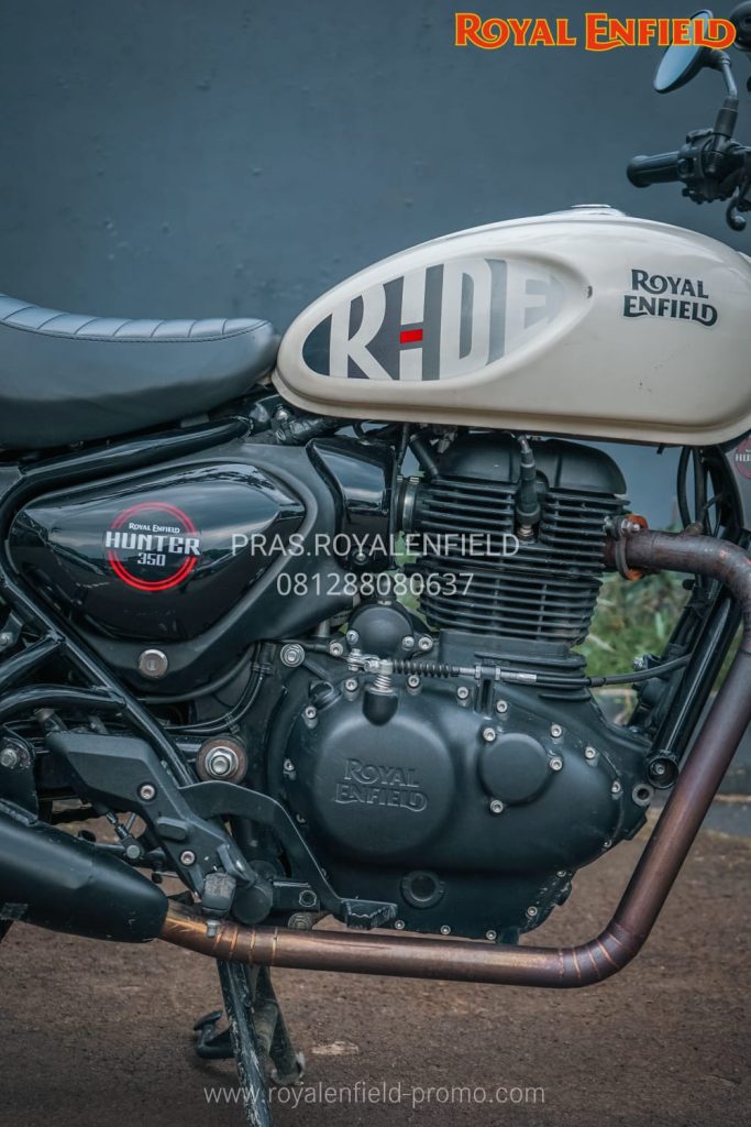 Royal Enfield HUNTER 350 DAPPER WHITE 2025 Indonesia-4 Promo Harga Spesifikasi 8