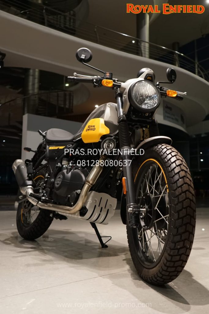 Promo Royal Enfield SCRAM 411 Indonesia 2025-4 Graph Yellow