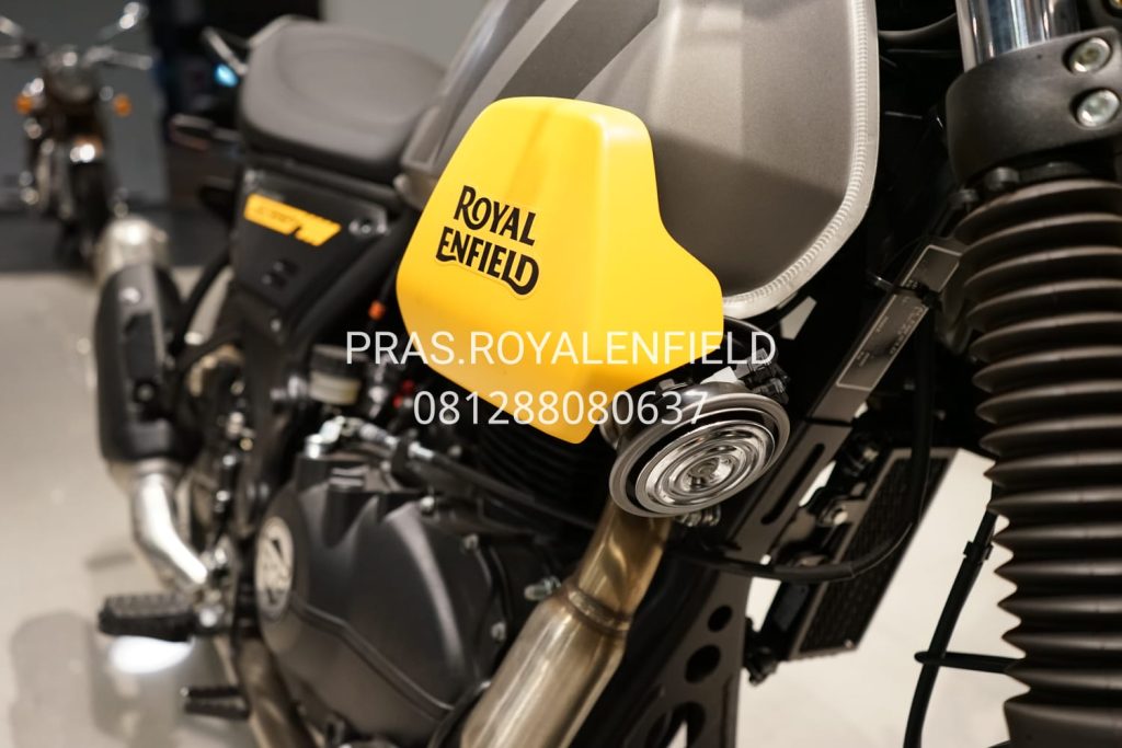 Royal Enfield SCRAM 411 2025-4 Indonesia Graph Yellow Promo Harga Spesifikasi 6